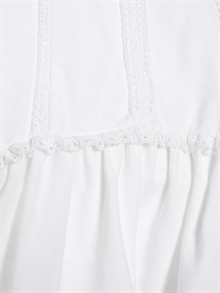 Grete Dress Mini Bright White spets