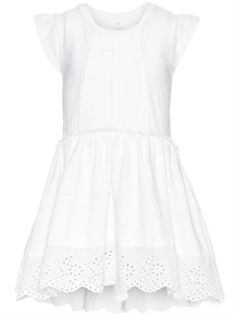 Grete Dress Mini Bright White