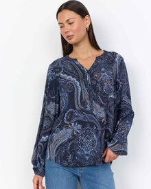 Halna-2-Paisleymonstrad-Blus-Dam-Navy-Combi-Soyaconcept--Smilebutiken-1