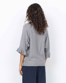 Helda-1-Pullover-Med-Volangarm-Dam-Medium-Grey-Melange-Soyaconcept--Smilebutiken-2