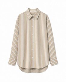 Henne-Randig-Skjorta-Dam-Beige-Savannah-Tan-Kopenhaken--Smilebutiken-1