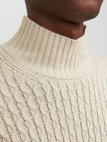 Jack---Jones-Cosy-Stickad-Polotroja-Herr-Moonbeam-3