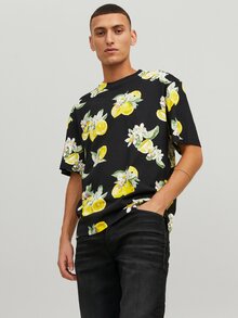 Jack---Jones-Flores-T-shirt-Herr-Tap-Shoe-Lemons-1
