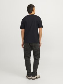 Jack---Jones-Logo-T-shirt-Herr-Black-2