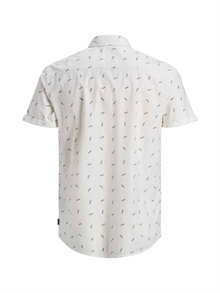 Jack & Jones Luis Kortärmad Skjorta Herr Vit bak