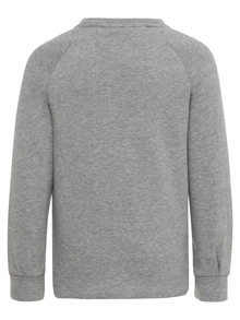 Jax Bru Light Sweat Grey Melange Barn Name it back