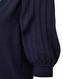 Joel-Kortarmad-Pullover-Dam-Navy-Blazer-Freequent--Smilebutiken-2