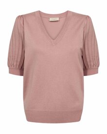 Joel-Kortarmad-Pullover-Dam-Pale-Mauve-Freequent--Smilebutiken-1