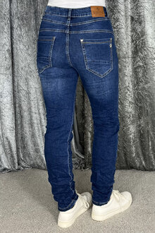 Karostar-Jeans-3-Med-Blingknappar-Dam-Blue-3