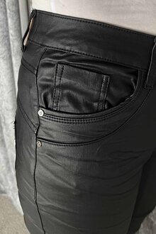 Karostar-Vaxade-Byxor-Med-Blingknappar-Dam-Black-5