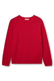 Kopenhaken-Joelle-Stickad-Troja-Dam-Poppy-Red-1