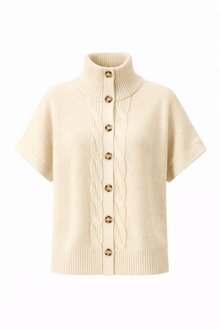 Kopenhaken-Nexus-Kortarmad-Stickad-Kofta-Dam-Ecru-10