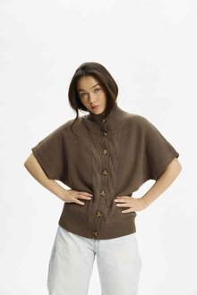 Kopenhaken-Nexus-Kortarmad-Stickad-Kofta-Dam-Fungi-1