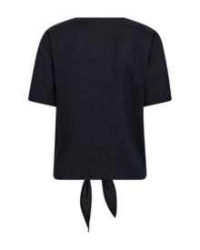 Lava-Blus-Med-Knyt-Dam-Navy-Blazer-Freequent--Smilebutiken-3