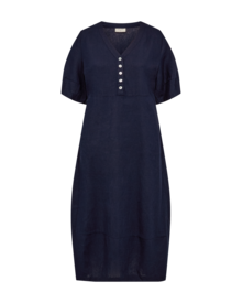 Lava-Midiklanning-Dam-Navy-Blazer-Freequent--Smilebutiken-1