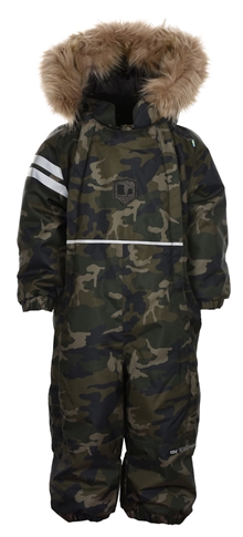 Lindberg Camo Vinteroverall Baby Mörkgrön