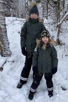 Lindberg-Svalbard-Vinterparkas-Barn---Junior-Morkgron-12