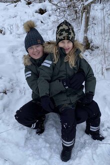 Lindberg-Svalbard-Vinterparkas-Barn---Junior-Morkgron-13