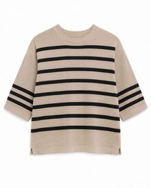 Louise-Troja-Med-Trekvarsarm-Dam-Beige-Ecru-Kopenhaken--Smilebutiken-1