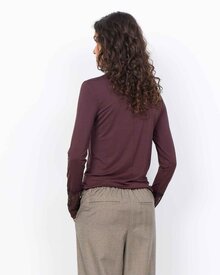Marica-20-Langarmad-Spetspolo-Dam-Chocolate-Plum-Soyaconcept--Smilebutiken-3