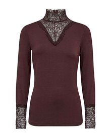 Marica-20-Langarmad-Spetspolo-Dam-Chocolate-Plum-Soyaconcept--Smilebutiken-4