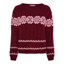 Marta-du-Chateau-Bruna-Stickad-Troja-Dam-Bordeaux-Pink-1