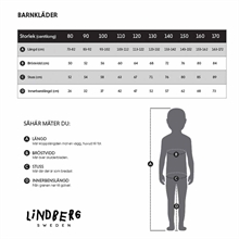 Måttlista Lindberg 80-170 cl Smilebutiken