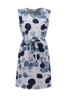 Mayram-Armlos-Klanning-Dam-Blue-Dots-Zabaione--Smilebutiken-1