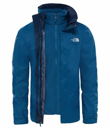 Men Evolve II Triclimate Jacket Monterey Blue The North Face Skaljacka Herr 3