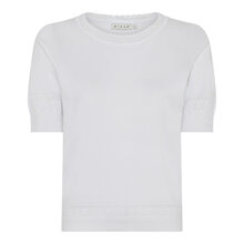Micha Dominica Kortärmad Pullover Dam Bright White