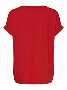 Moster T-shirt Röd Dam bak Only