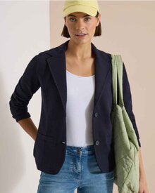 Nevaeh-Kavaj-Med-Struktur-Dam-Urban-Dark-Blue-Cecil--Smilebutiken-1