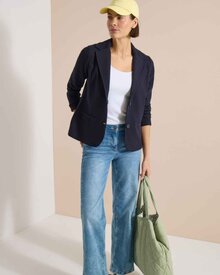Nevaeh-Kavaj-Med-Struktur-Dam-Urban-Dark-Blue-Cecil--Smilebutiken-3