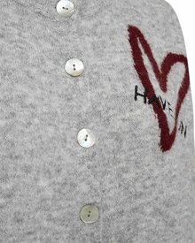 Nomas-Cardigan-Dam-Medium-Grey-Mel-W-Fuchsia-Purple-Freequent--Smilebutiken-3