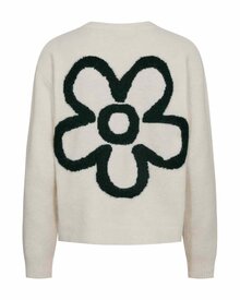 Nomas-Cardigan-Dam-Moonbeam-Melange-W-Deep-Forest-Freequent--Smilebutiken-3