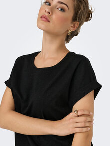 ONLY-Moster-Glitter-T-shirt-Dam-Black-Lurex-2