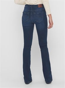 ONLY Paola Life Bootcut Jeans Dam Mörkblå