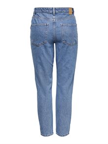 Only Jagger High Waist Ankel Jeans Dam Medium Blue