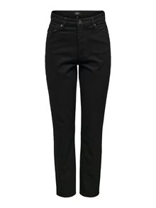 Only Jagger High Waist Ankel Jeans Dam Washed Black