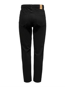 Only Jagger High Waist Ankel Jeans Dam Washed Black