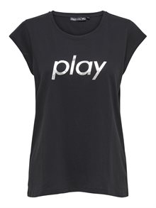 ONLY PLAY Hana Tränings T-Shirt Dam Svart