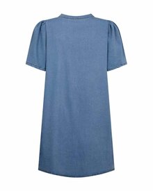 Solda-Denim-Klanning-Dam-Light-Blue-Denim-Freequent--Smilebutiken-3
