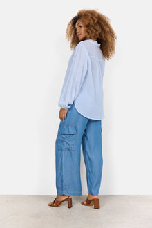 Soyaconcept-Dione-2-Skjorta-Dam-Crystal-Blue-Combi-2