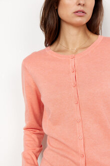 Soyaconcept-Dollie-Cardigan-Coral-Melange-Dam-4