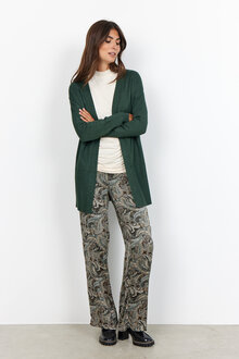 Soyaconcept-Dollie-Lang-Cardigan-Forrest-Green-Melange-Dam-4
