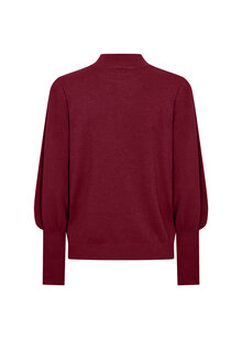 Soyaconcept-Dollie-Puffarm-Pullover-Dam-Dark-Red-Melange-3
