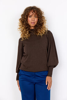 Soyaconcept-Dollie-Puffarm-Pullover-Dam-Hot-Fudge-Melange-3