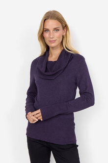 Soyaconcept-Dollie-Pullover-Dam-Dark-Grape-Melange-1