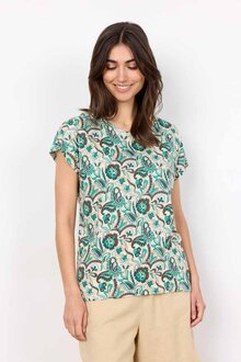 Soyaconcept-Felicity-T-Shirt-Dam-Green-Combi-1