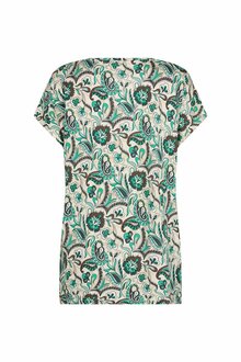 Soyaconcept-Felicity-T-Shirt-Dam-Green-Combi-5